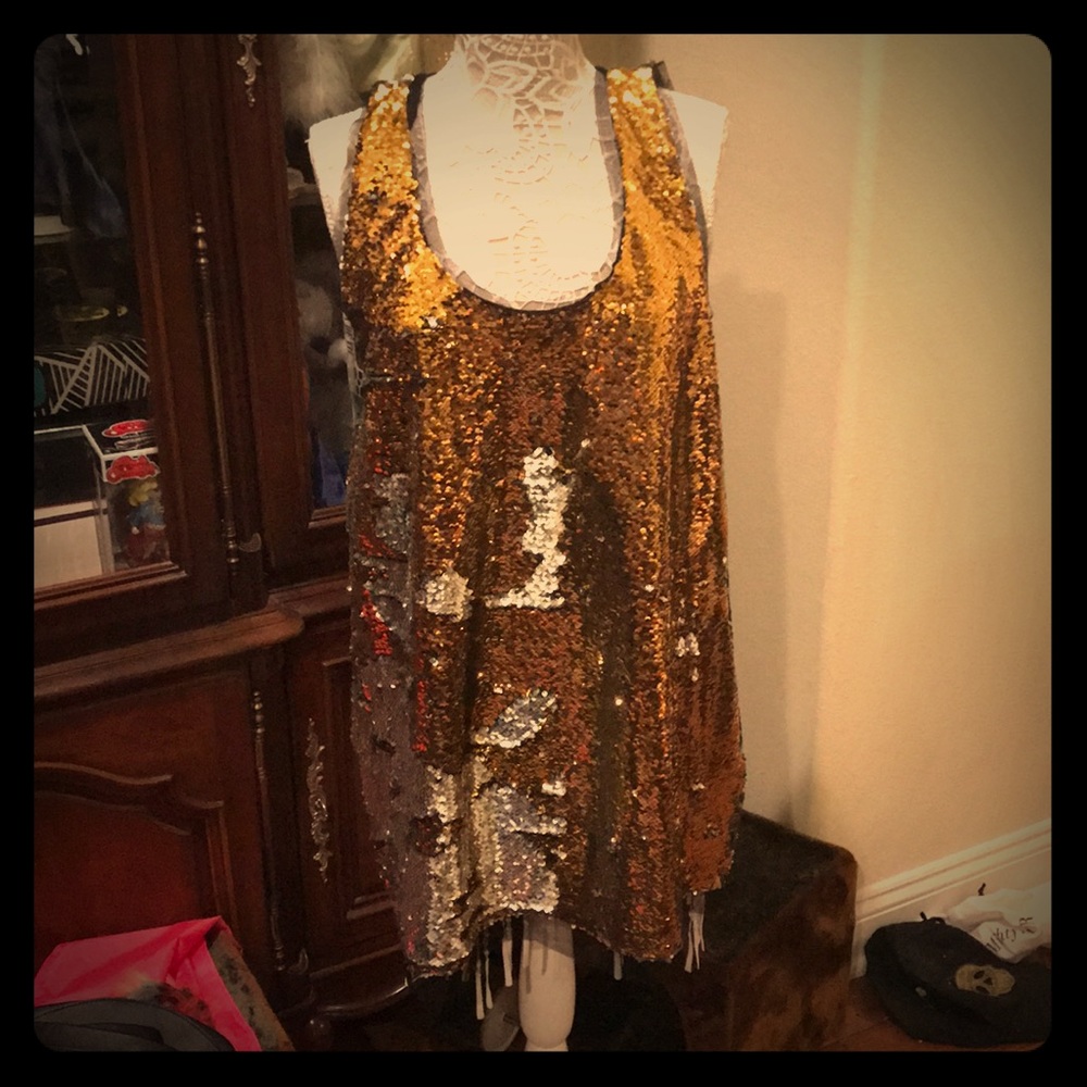 Catherine Catherine Malandrino Sequin Mini Dress
